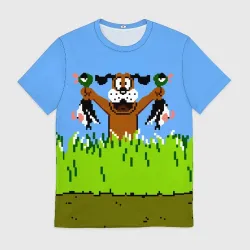 Мужская футболка 3D Duck Hunt