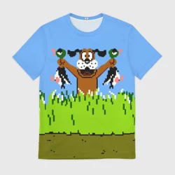 Мужская футболка 3D Duck Hunt