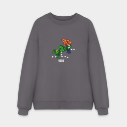 Мужской свитшот oversize без начеса хлопок Battletoads