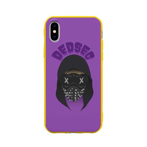 Чехол для Apple iPhone X силиконовый матовый Watch Dogs DedSec Фото 01 Чехол для Apple iPhone X силиконовый матовый Watch Dogs DedSec Фото 01