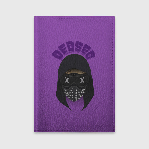 Обложка для автодокументов Watch Dogs DedSec, цвет черный