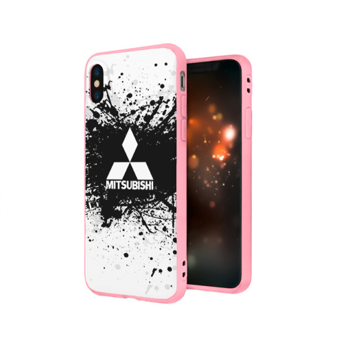 Чехол для iPhone X матовый Mitsubishi - фото 3