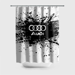 Штора 3D для ванной Audi