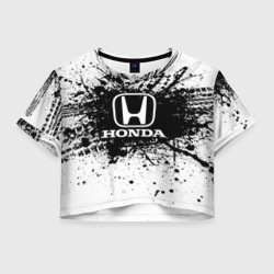 Женская футболка Crop-top 3D Honda