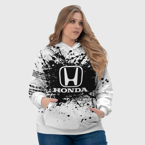 Женская толстовка 3D Honda, цвет 3D печать - фото 6