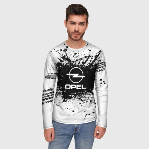 Мужской лонгслив 3D Opel - фото 3