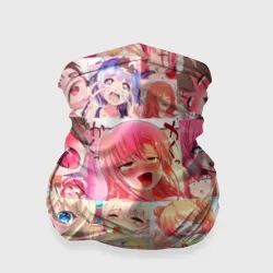 Бандана-труба 3D Ahegao Color anime girls