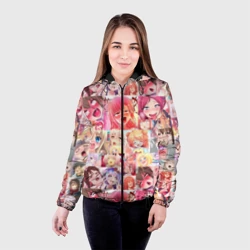 Женская куртка 3D Ahegao Color anime girls - фото 2