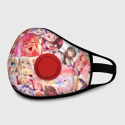 Маска из неопрена Ahegao Color anime girls