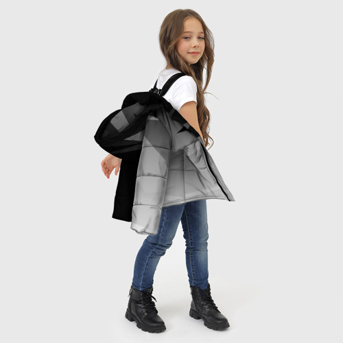 Зимняя куртка для девочек 3D с принтом Russia sport, фото #4