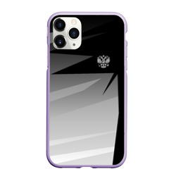 Чехол для iPhone 11 Pro матовый Russia sport