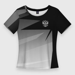 Женская футболка 3D Slim Russia sport
