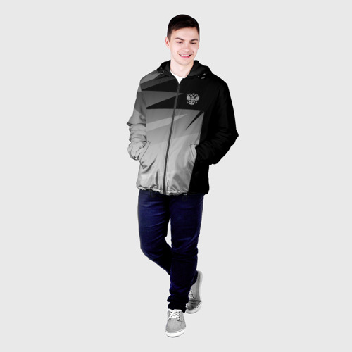 Мужская куртка 3D с принтом Russia sport, фото на моделе #1