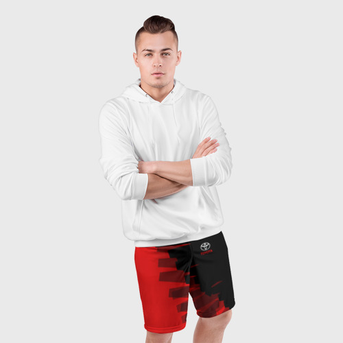Мужские шорты спортивные TOYOTA SPORT       , цвет 3D печать - фото 5