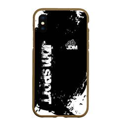 Чехол для iPhone XS Max матовый JDM sport