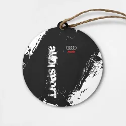 Деревянная игрушка круг Audi sport