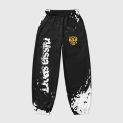 Женские джоггеры оверсайз 3D Russia sport