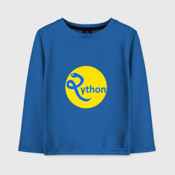 Детский лонгслив хлопок Python - язык программирования