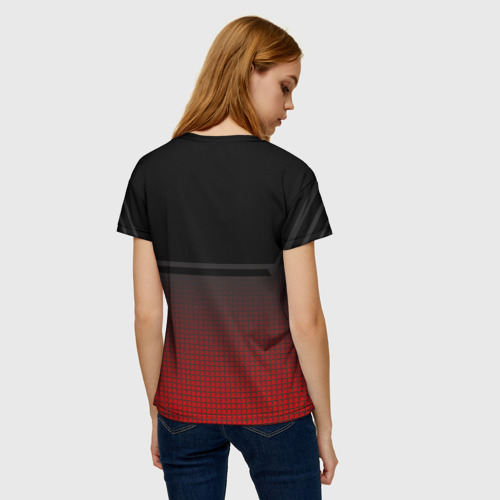 Женская футболка 3D JDM SPORT    , цвет 3D печать - фото 4