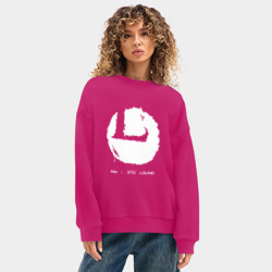 Женский свитшот oversize без начеса хлопок Мы - это Louna - фото 2