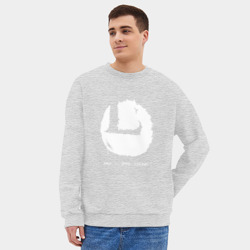 Мужской свитшот oversize без начеса хлопок Мы - это Louna - фото 2