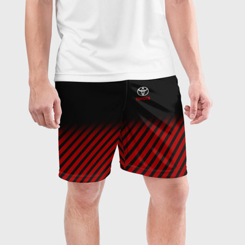 Мужские шорты спортивные TOYOTA SPORT        , цвет 3D печать - фото 3