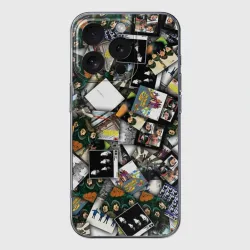 Чехол для iPhone 16 Pro силиконовый с защитой камеры The Beatles. Дискография