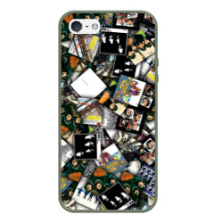 Чехол для iPhone 5/5S матовый The Beatles. Дискография