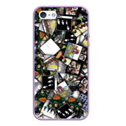 Чехол для iPhone 5/5S матовый The Beatles. Дискография