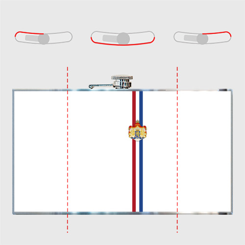 Фляга Нидерланды, лента с гербом - фото 5