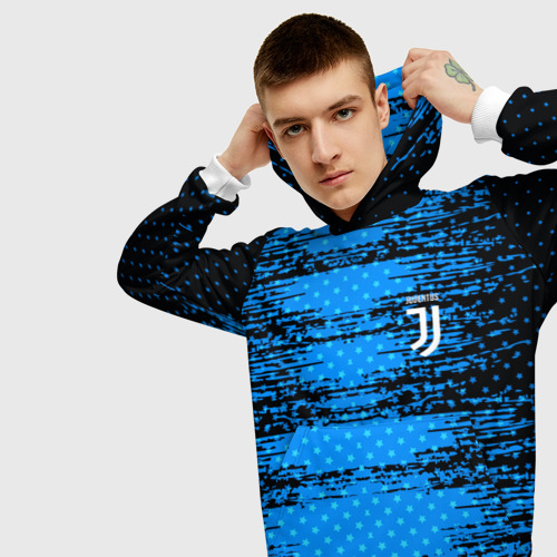 Мужская толстовка 3D Juventus sport uniform, цвет белый - фото 5