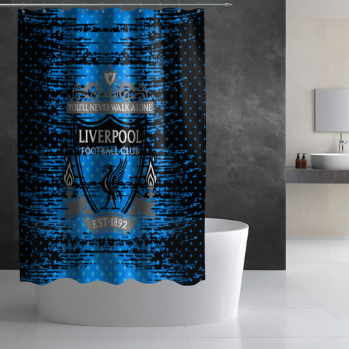 Штора 3D для ванной Liverpool sport uniform - фото 2