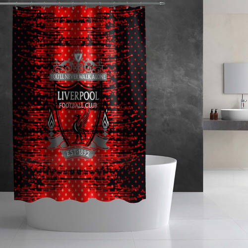 Штора 3D для ванной Liverpool sport uniform - фото 2