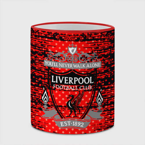 Кружка с полной запечаткой Liverpool sport uniform, цвет Кант красный - фото 4