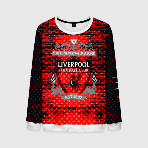 Мужской свитшот 3D Liverpool sport uniform, цвет белый