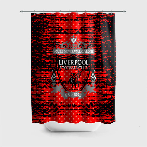 Штора 3D для ванной Liverpool sport uniform