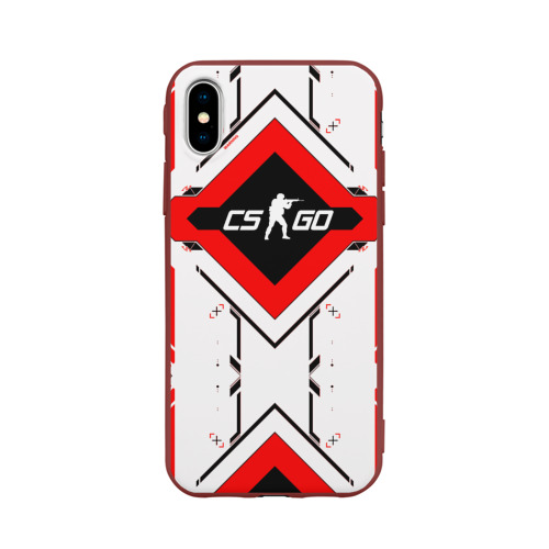 Чехол для Apple iPhone X силиконовый матовый CYREX Фото 01 Чехол для Apple iPhone X силиконовый матовый CYREX Фото 01