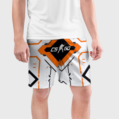 Мужские шорты спортивные Asiimov, цвет 3D печать - фото 3