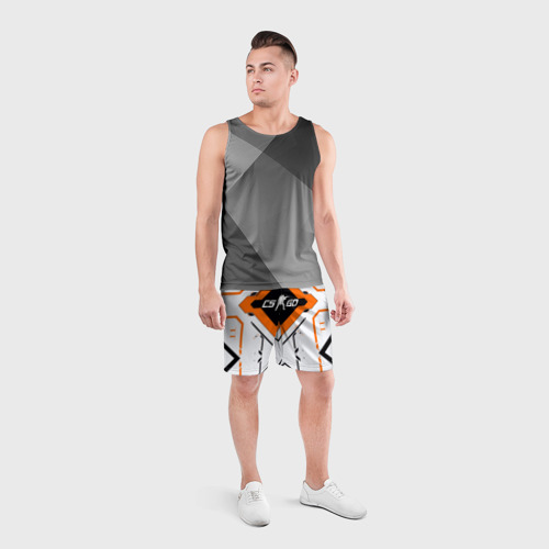 Мужские шорты спортивные Asiimov, цвет 3D печать - фото 4