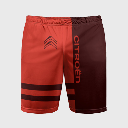 Мужские шорты спортивные Citroen, цвет 3D печать