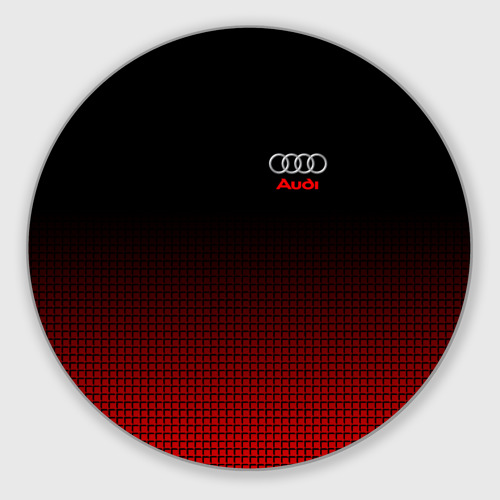 Круглый коврик для мышки Audi sport