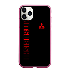 Чехол для iPhone 11 Pro Max матовый Mitsubishi sport