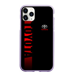 Чехол для iPhone 11 Pro матовый Toyota Тойота