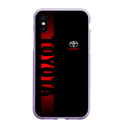 Чехол для iPhone XS Max матовый Toyota Тойота