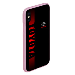 Чехол для iPhone XS Max матовый Toyota Тойота - фото 2