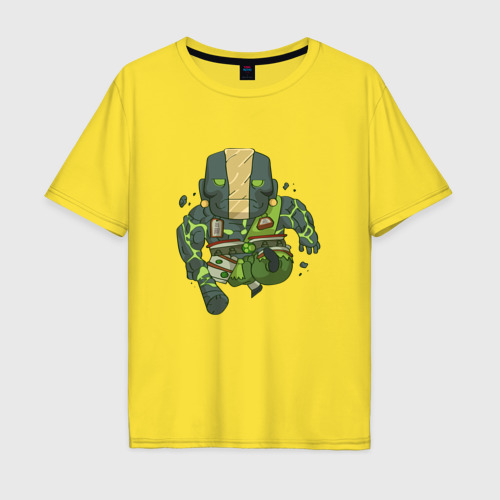 Мужская футболка хлопок Oversize с принтом Earth Spirit, вид спереди #2