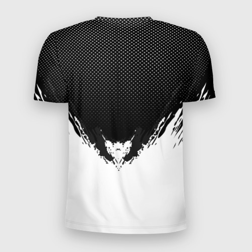 Мужская футболка 3D Slim Real Madrid black 2018, цвет 3D печать - фото 2