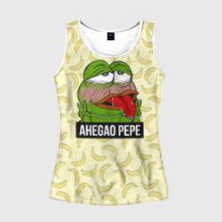 Женская майка 3D Ahegao Pepe