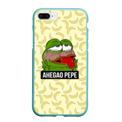 Чехол для iPhone 7Plus/8 Plus матовый Ahegao Pepe