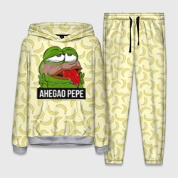 Женский костюм с толстовкой 3D Ahegao Pepe